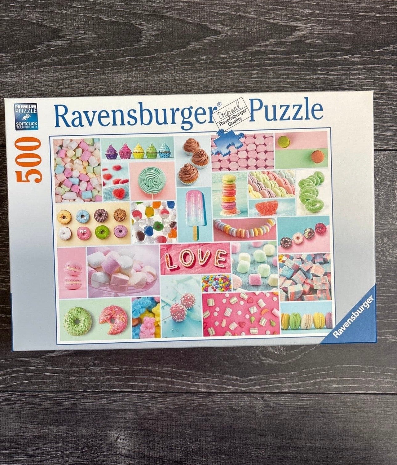 Ravensburger Puzzel 500 stukjes - Snoepjes thema, Ophalen of Verzenden, 500 t/m 1500 stukjes, Zo goed als nieuw, Legpuzzel