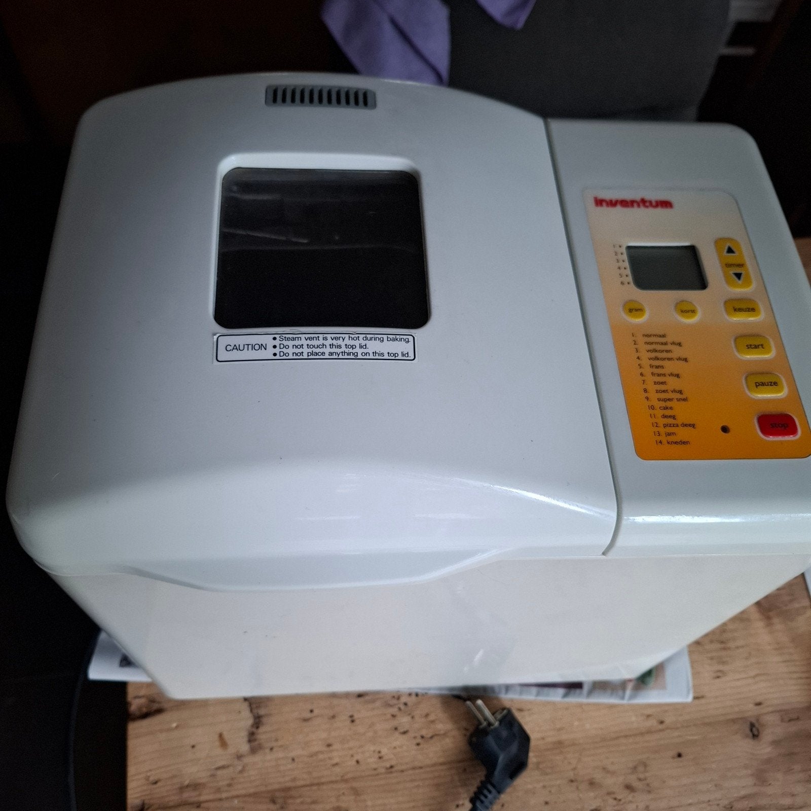 broodbak machine, Ophalen, Gebruikt