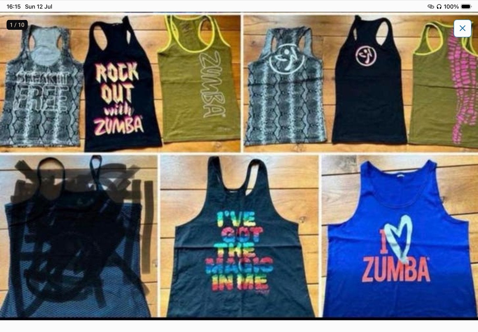 Zumba tanktops (XS/S) - diverse kleuren en prints, Meerkleurig, Ophalen of Verzenden, Maat 34 (XS) of kleiner, Fitness of Aerobics