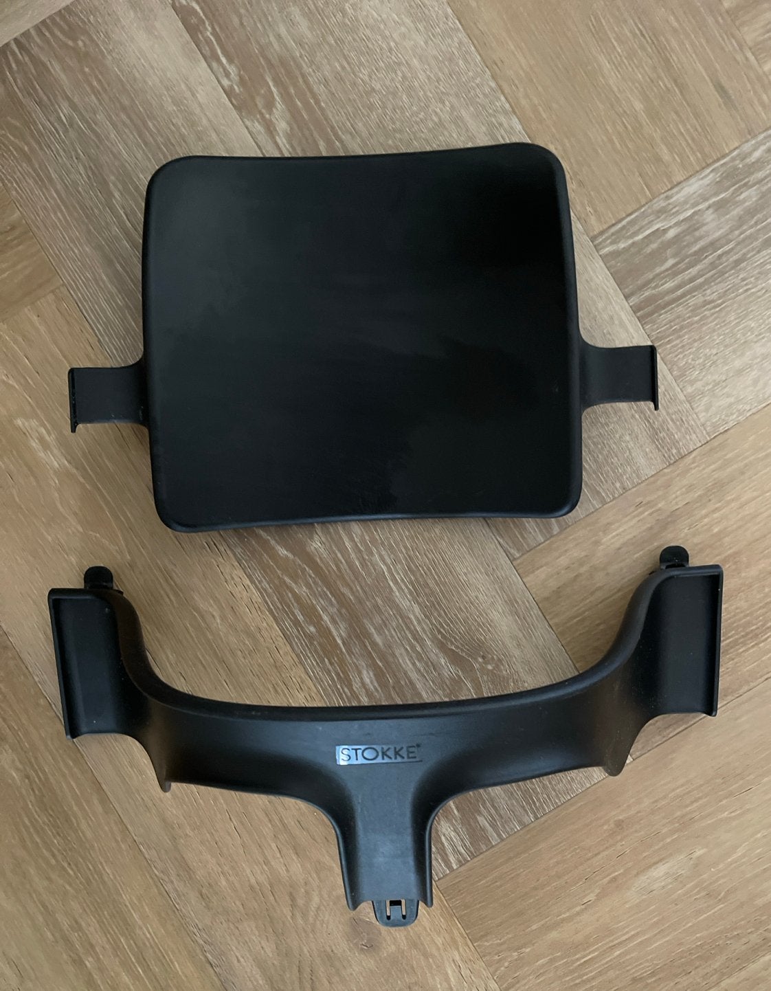 Stokke Tripp Trapp babyset zwart, Ophalen of Verzenden, Gebruikt, Overige typen
