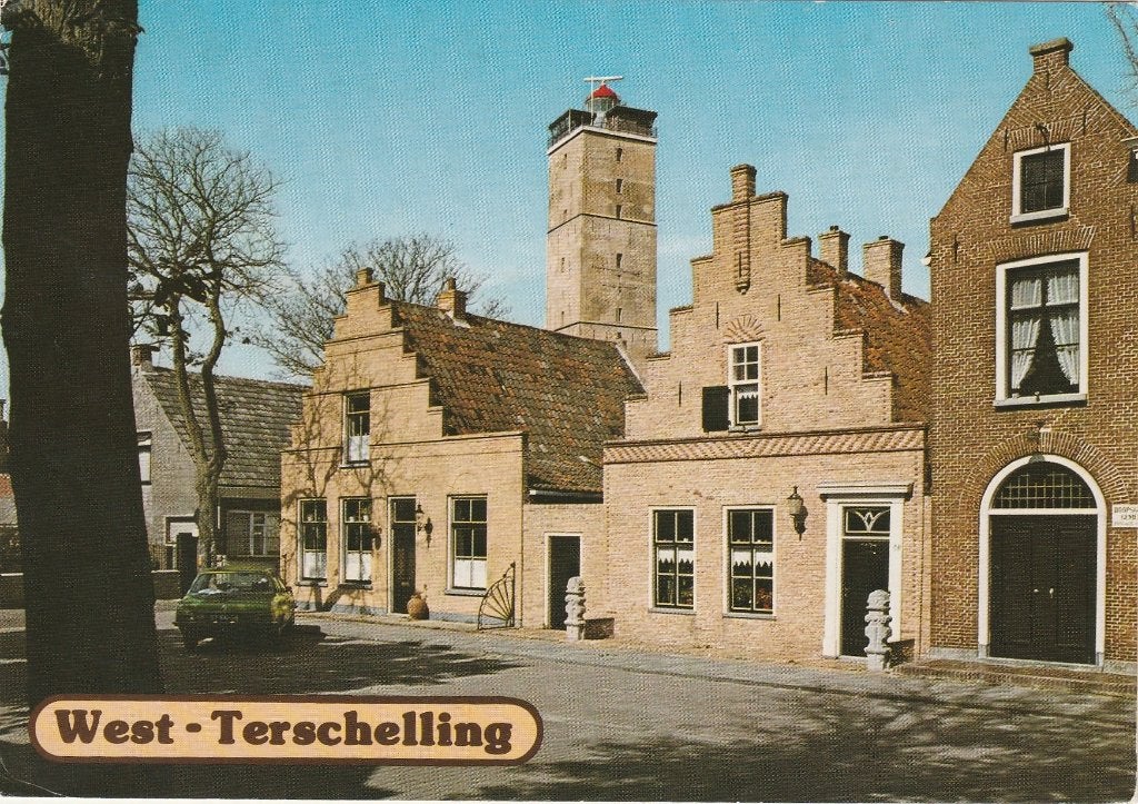 WEST TERSCHELLING Gevels, Verzamelen, Ansichtkaarten | Nederland, Gelopen, Waddeneilanden, 1980 tot heden, Verzenden
