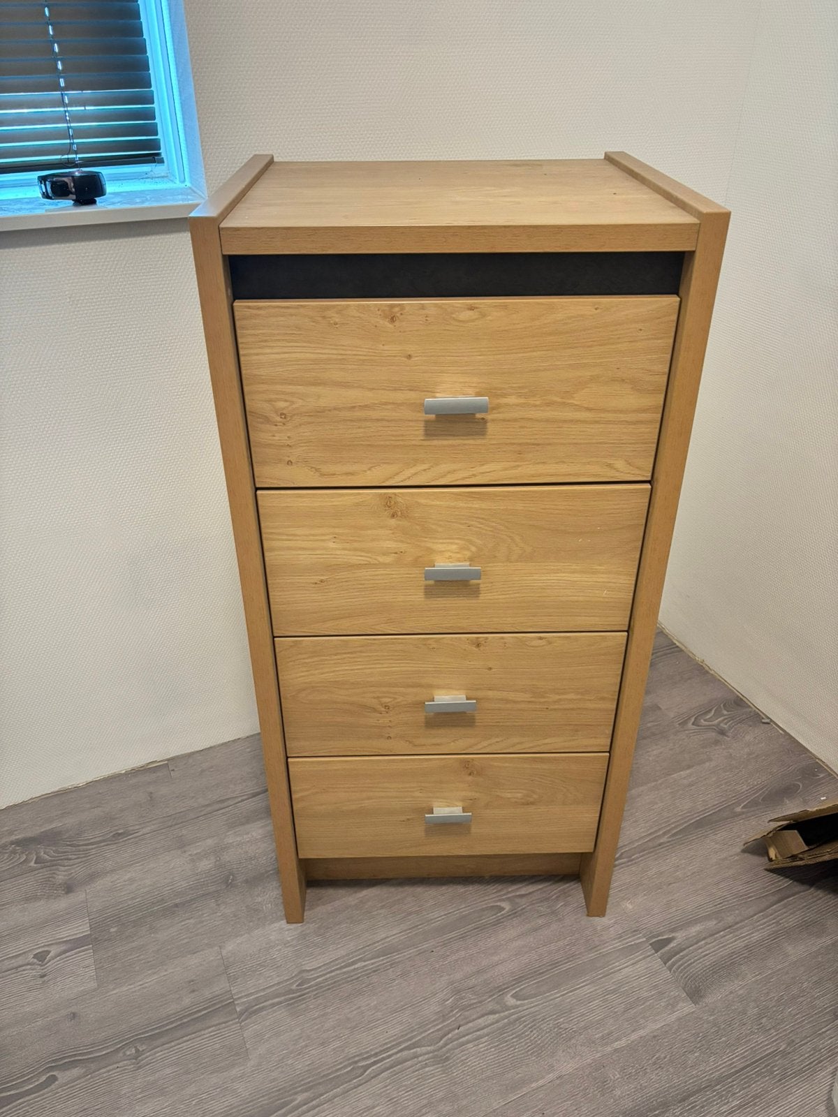 Mooie eiken ladekast kledingkast kast, Huis en Inrichting, Ophalen, 50 tot 100 cm, Zo goed als nieuw, 3 of 4 laden