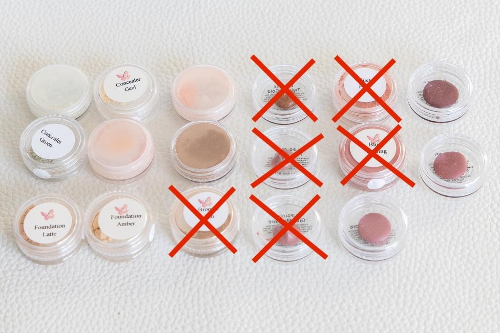 Mintenz - diverse testers, Overige kleuren, Gehele gezicht, Ophalen of Verzenden, Zo goed als nieuw