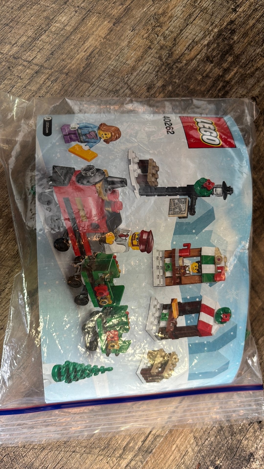 40262 treintje lego santa set compleet met boekje, Ophalen of Verzenden, Zo goed als nieuw