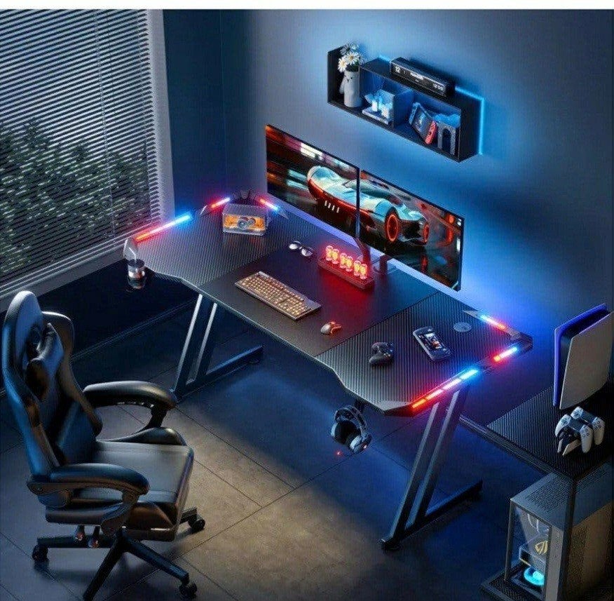 Gamingtafel met LED verlichting 160×60, Spelcomputers en Games, Ophalen of Verzenden