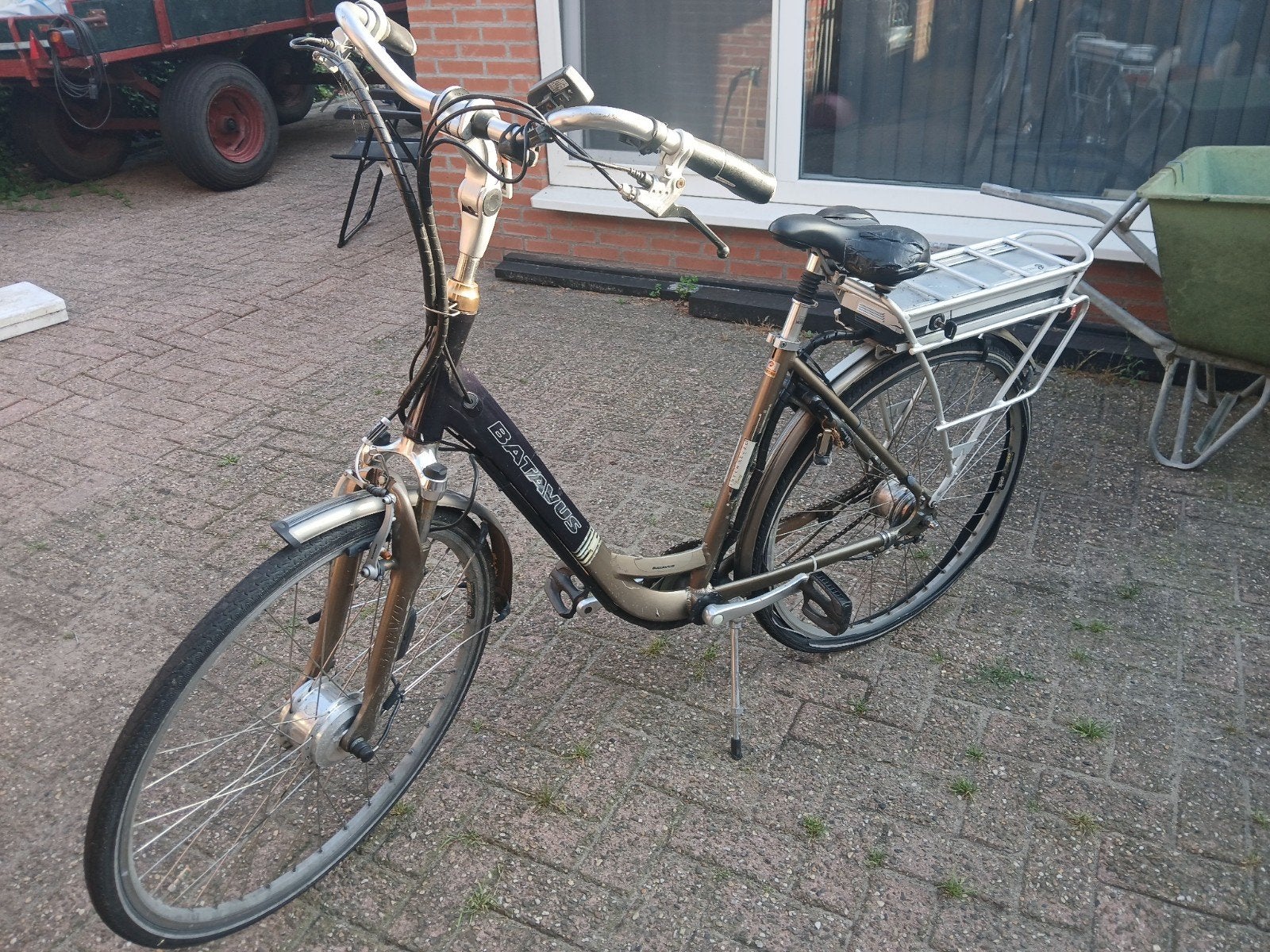 2 Batavus elektrische fiets, Ophalen, Minder dan 30 km per accu, Gebruikt, Batavus