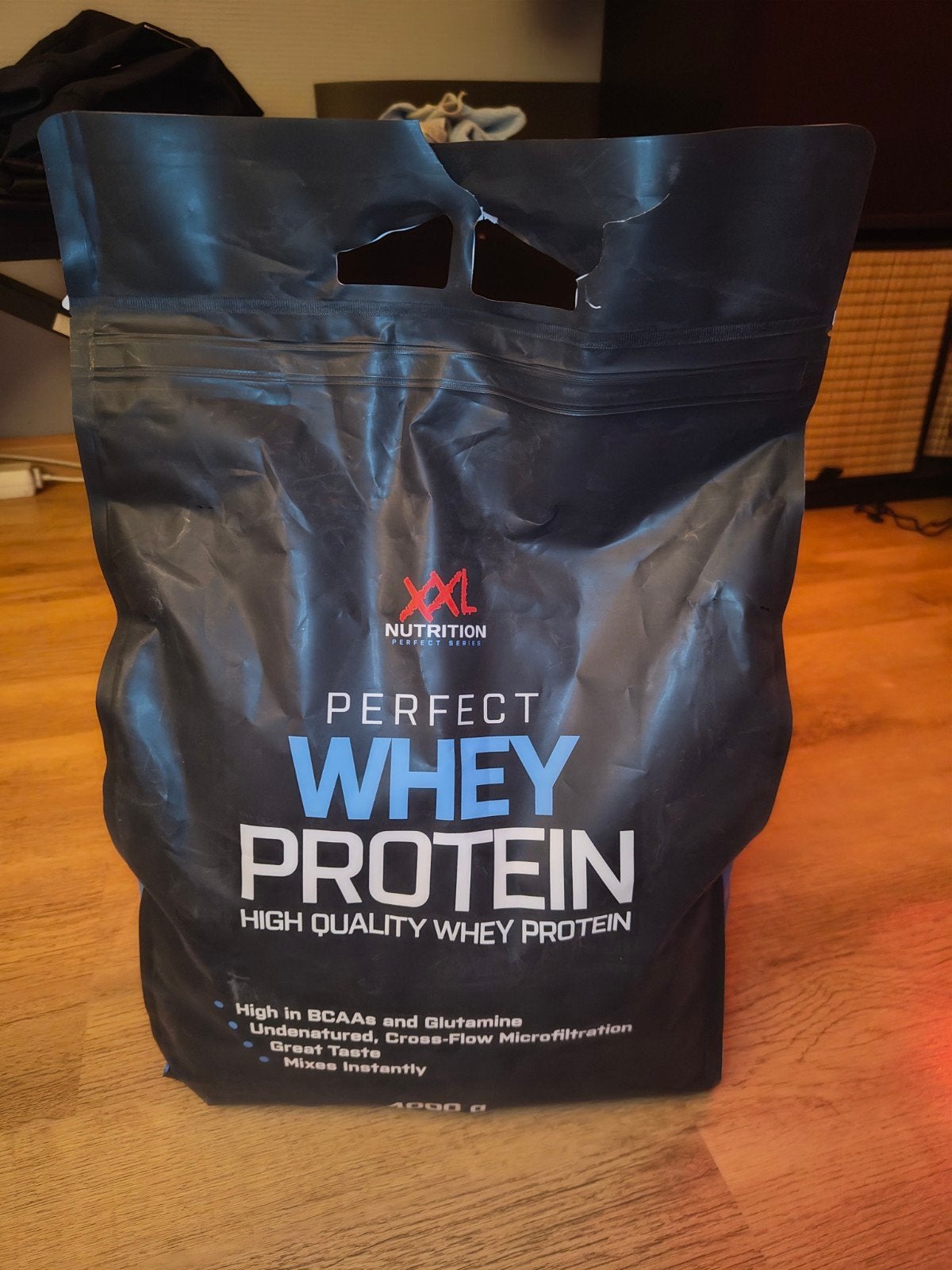 XXL Perfect Whey 4KG | Cookies and Cream | ongeopend, Ophalen of Verzenden, Nieuw, Poeder of Drank