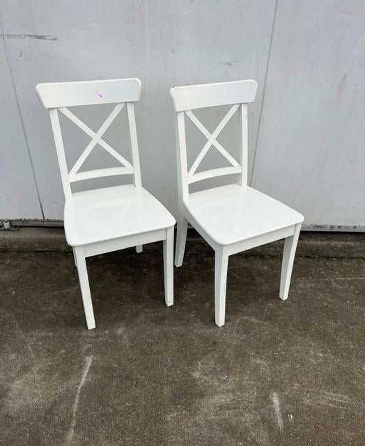 40 stuks houten bistro horeca cafe thonet stoelen kleur wit, Ophalen, Wit, Zo goed als nieuw, Vijf, Zes of meer stoelen
