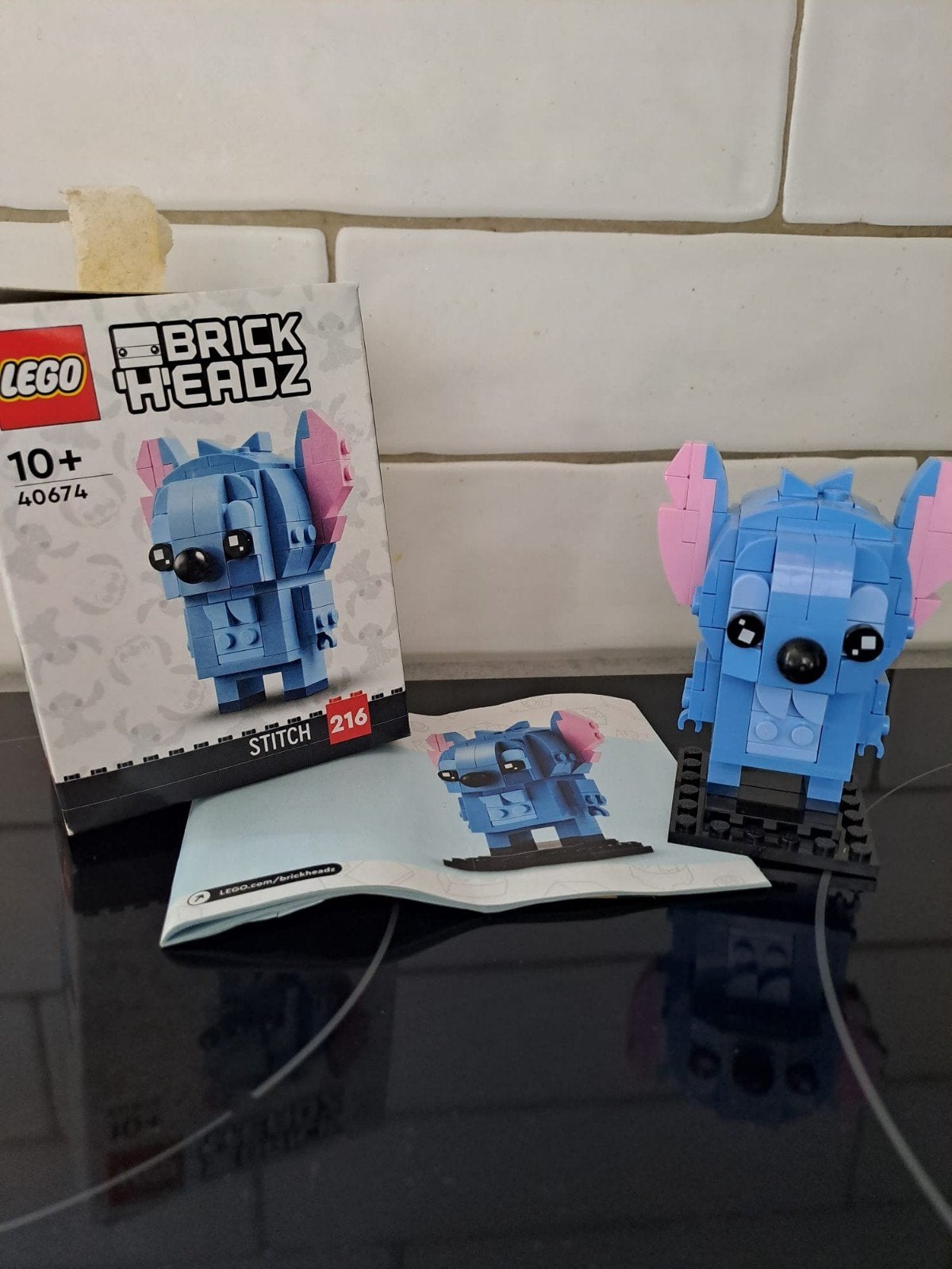 Stitch brickheadz, Ophalen of Verzenden, Overige figuren, Zo goed als nieuw, Beeldje of Figuurtje