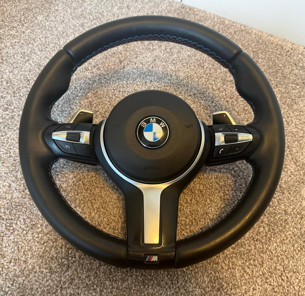 Origineel OEM BMW M Stuur met Flippers en Stuurverwarming, Auto-onderdelen, Ophalen, Gebruikt, BMW