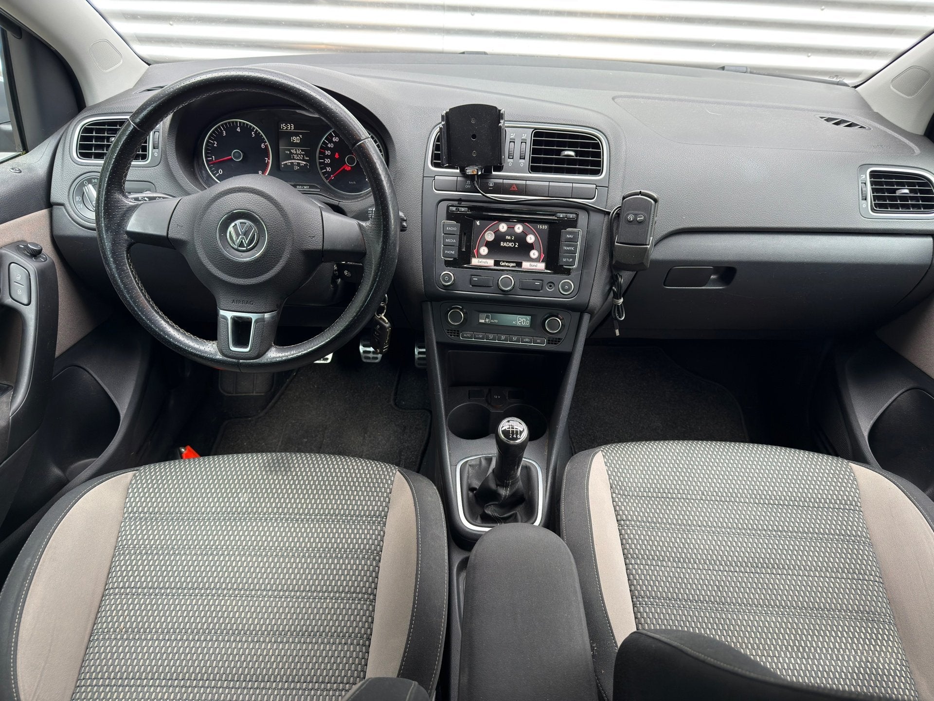 Volkswagen Polo 1.2 TSI Cross l Climate l Cruise l, Auto's, Voorwielaandrijving, Euro 5, Stof, Zwart