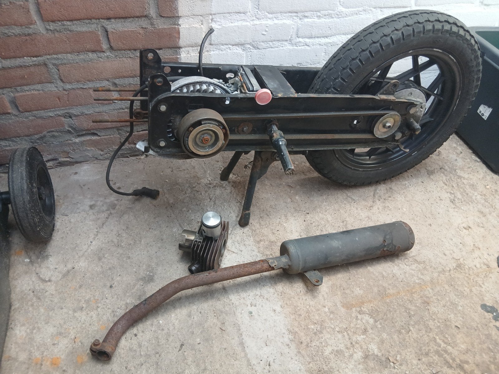 Citta subframe met motorblok en uitlaat, Ophalen, Gebruikt, Blok