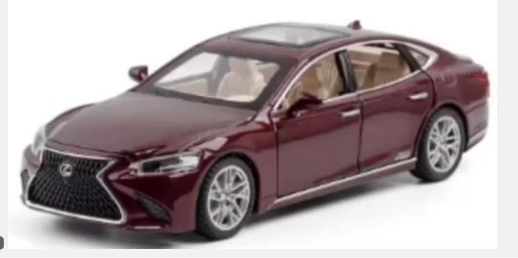 DieCast model metaal LEXUS LS500H (1:32) - Bruin, Ophalen of Verzenden, Nieuw, Tractor of Landbouw, Overige merken