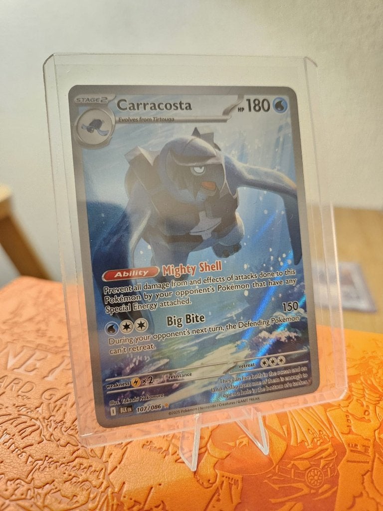 Pokémon - Carracosta IR (Black Bolt 107/086), Verzenden, Nieuw, Losse kaart, Foil