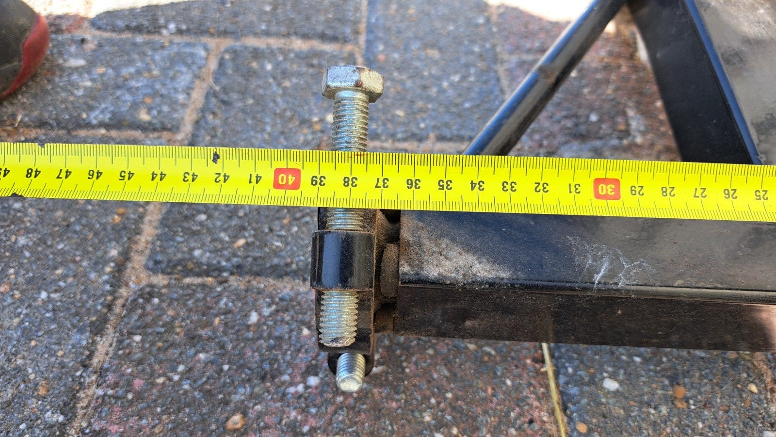 Tweespan boom voor koets nooit gebruikt, Ophalen