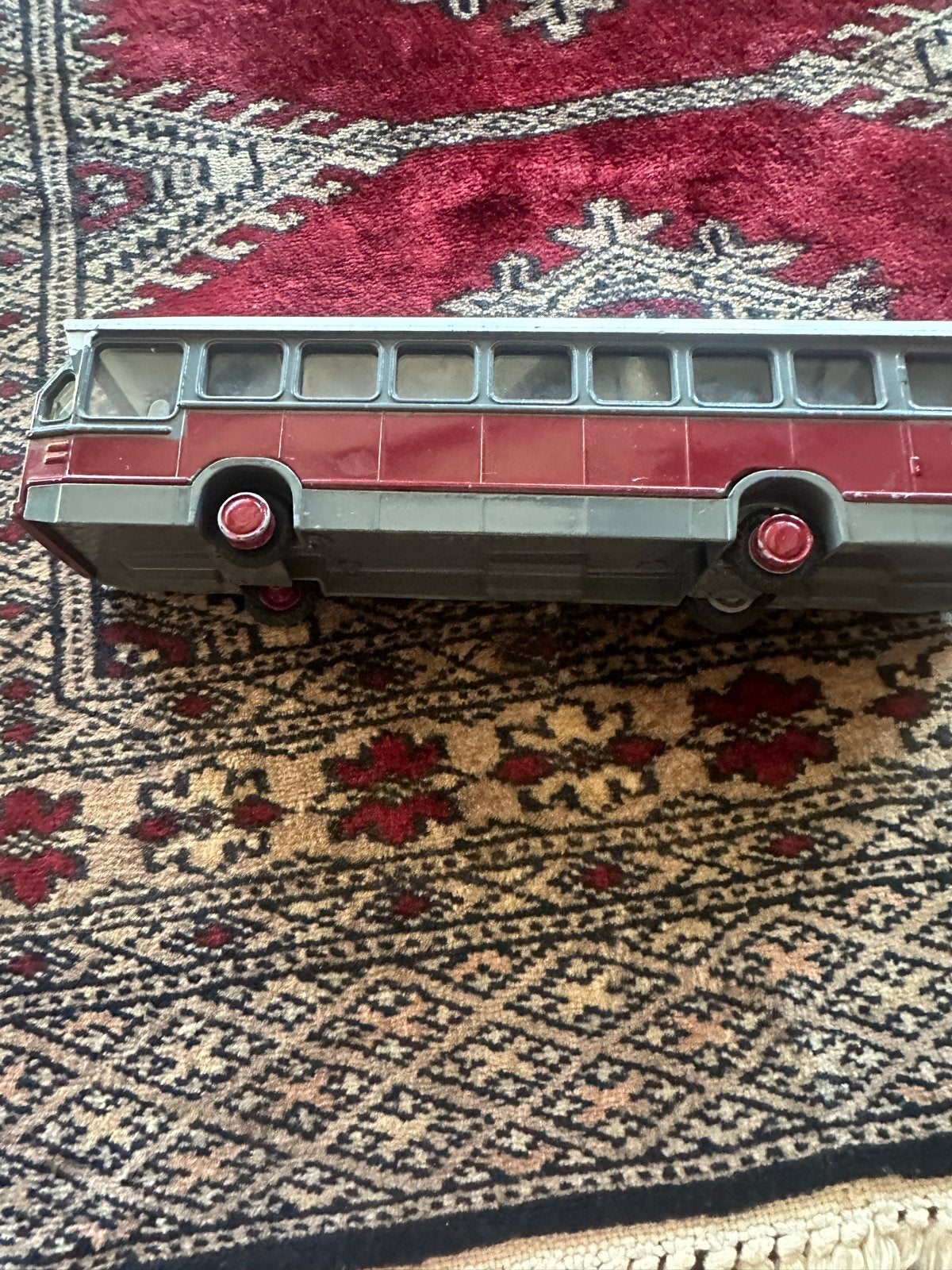 Oude ijzeren BBA bus (Lion-Toys DAF Citybus), Ophalen of Verzenden, Gebruikt