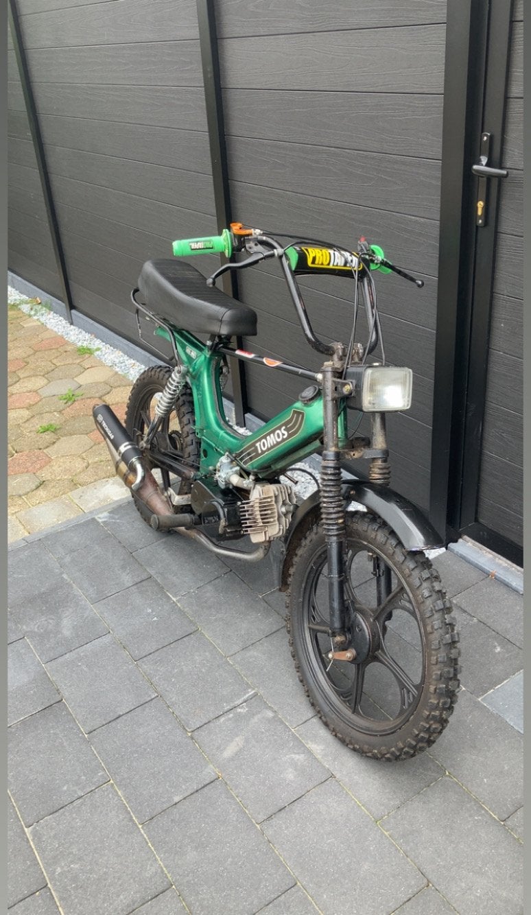 Tomos crosser, Fietsen en Brommers, Ophalen, Gebruikt, Maximaal 45 km/u, 70 cc
