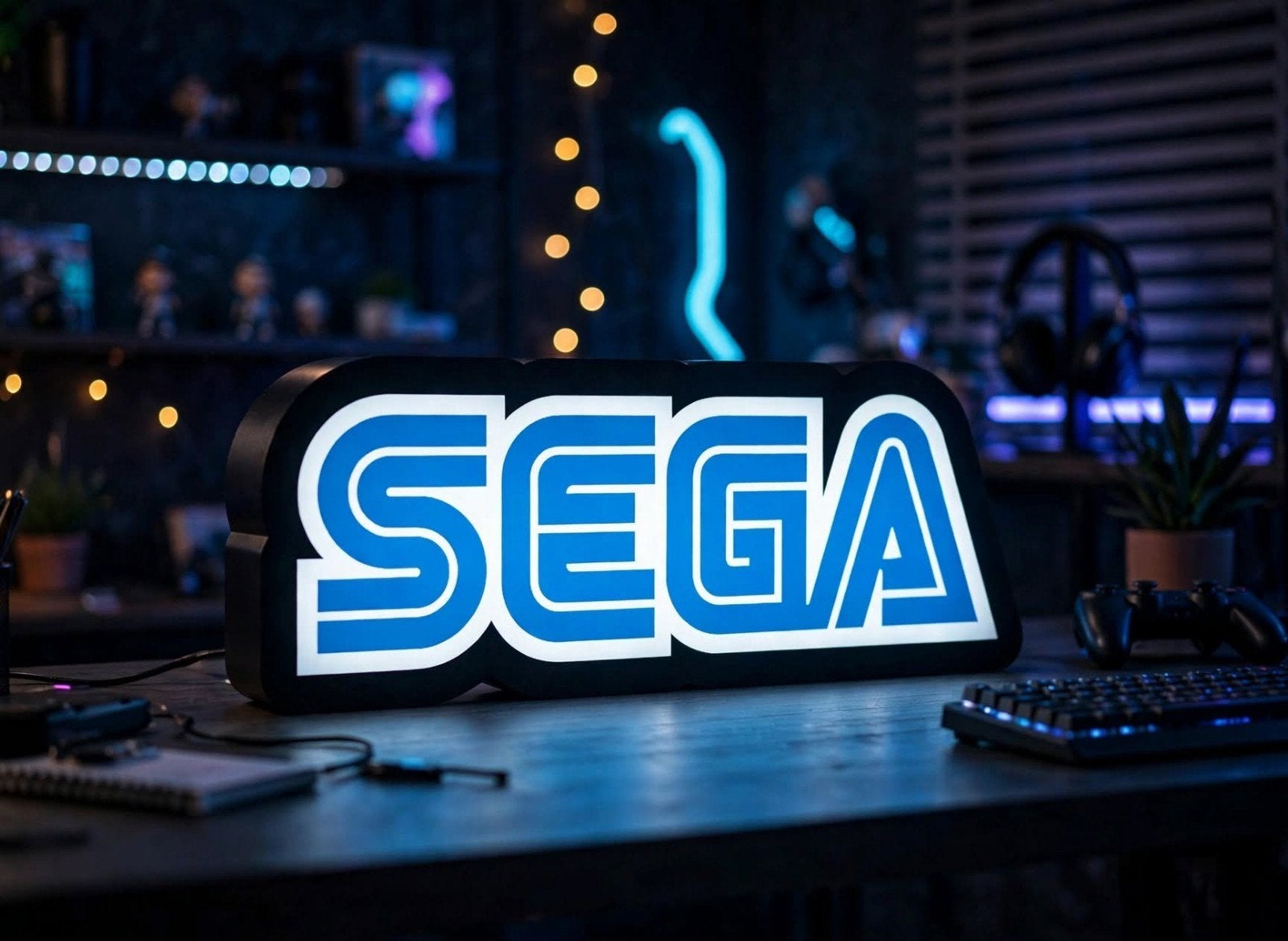 Sega Logo Lamp - Verlicht je gaming setup!, Spelcomputers en Games, Ophalen of Verzenden, Nieuw, Zonder controller, Overige modellen