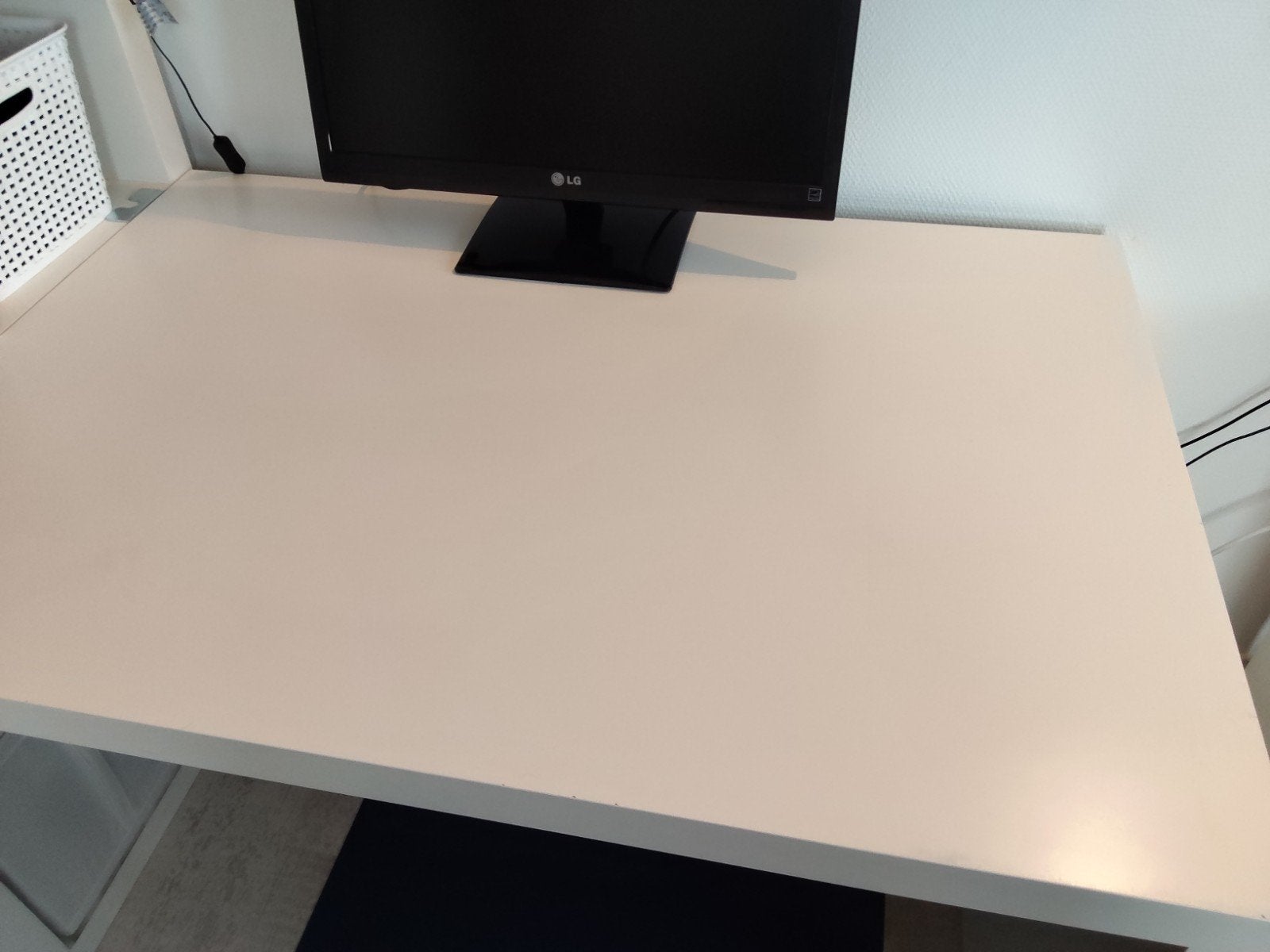 Ikea bureau Kallax / Expedit, Ophalen, Zo goed als nieuw, IKEA, Wit