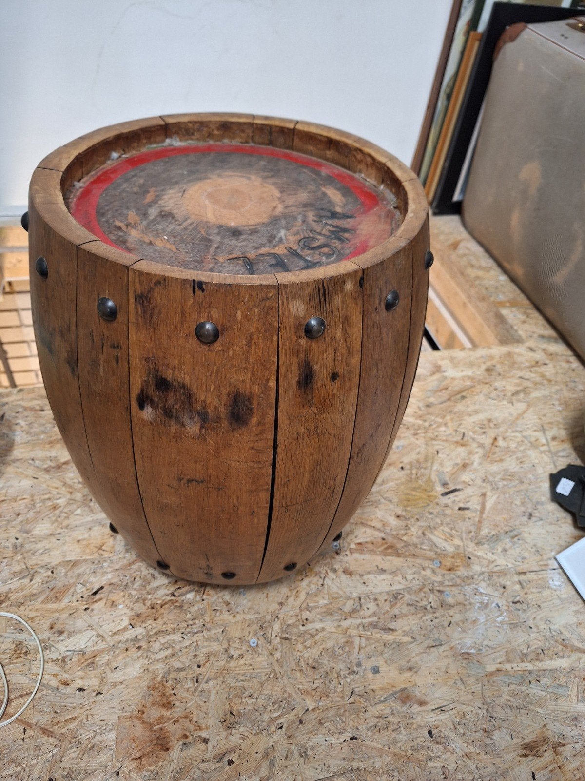 Vintage Amstel Bier Vat / Minibar - Uniek Houten Meubel, Ophalen