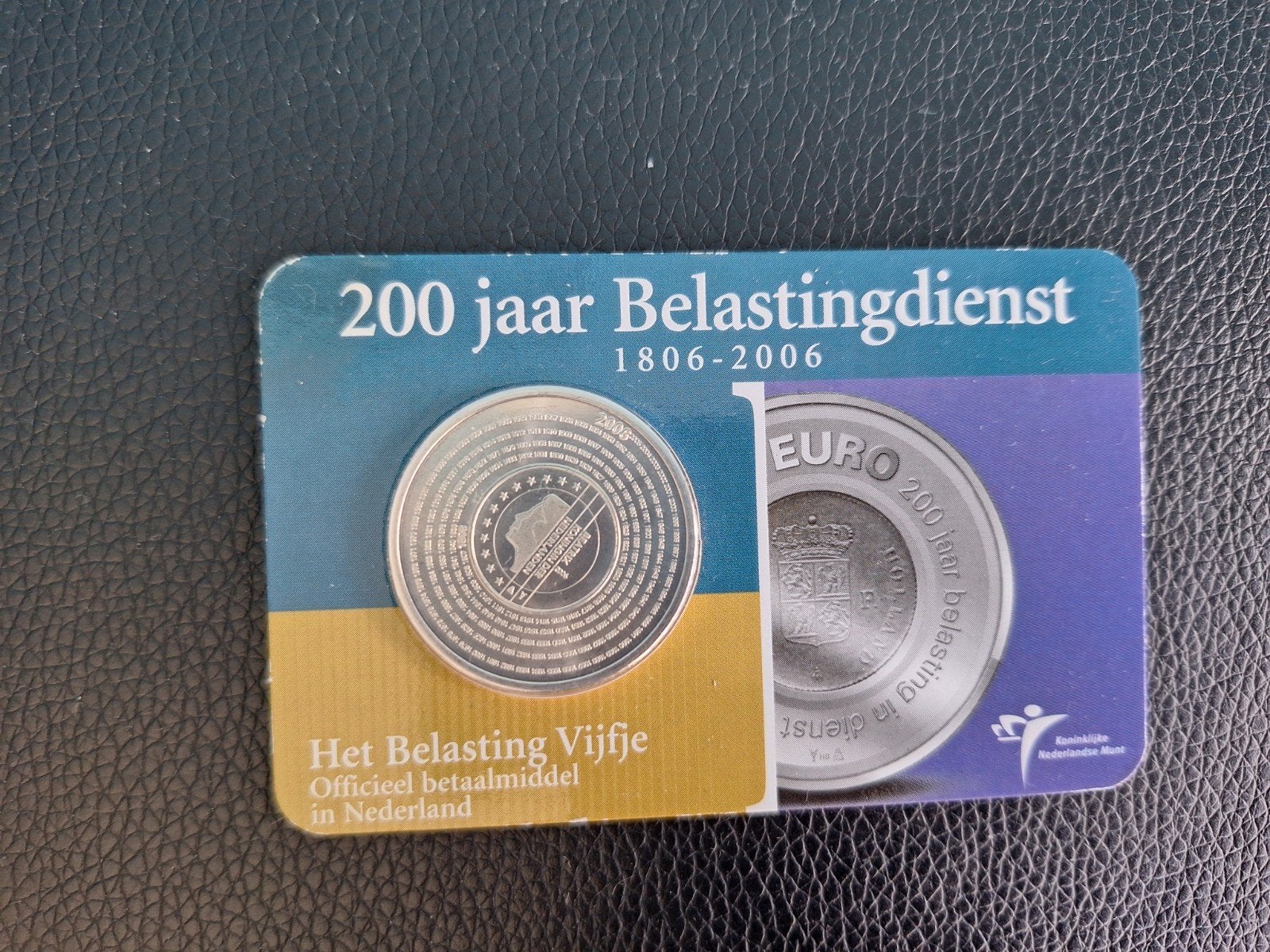 Zilveren munt 200 jaar belastingdienst nette staat, Zilver, Overige landen, Losse munt, Overige waardes
