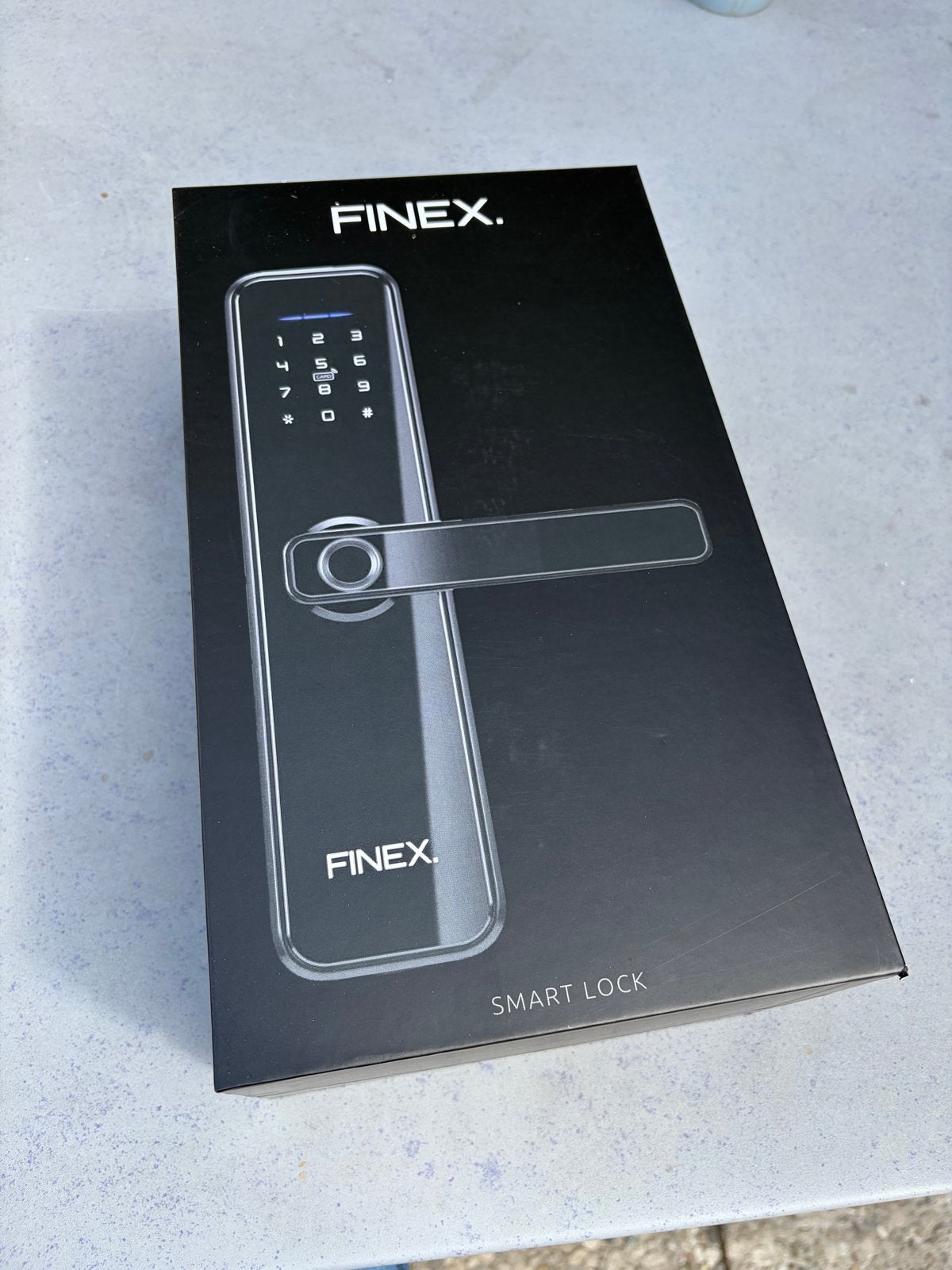 Finex Smart Lock - Slim Deurslot met Code en Vingerafdruk, Verzenden, Nieuw, Overige materialen, Slot