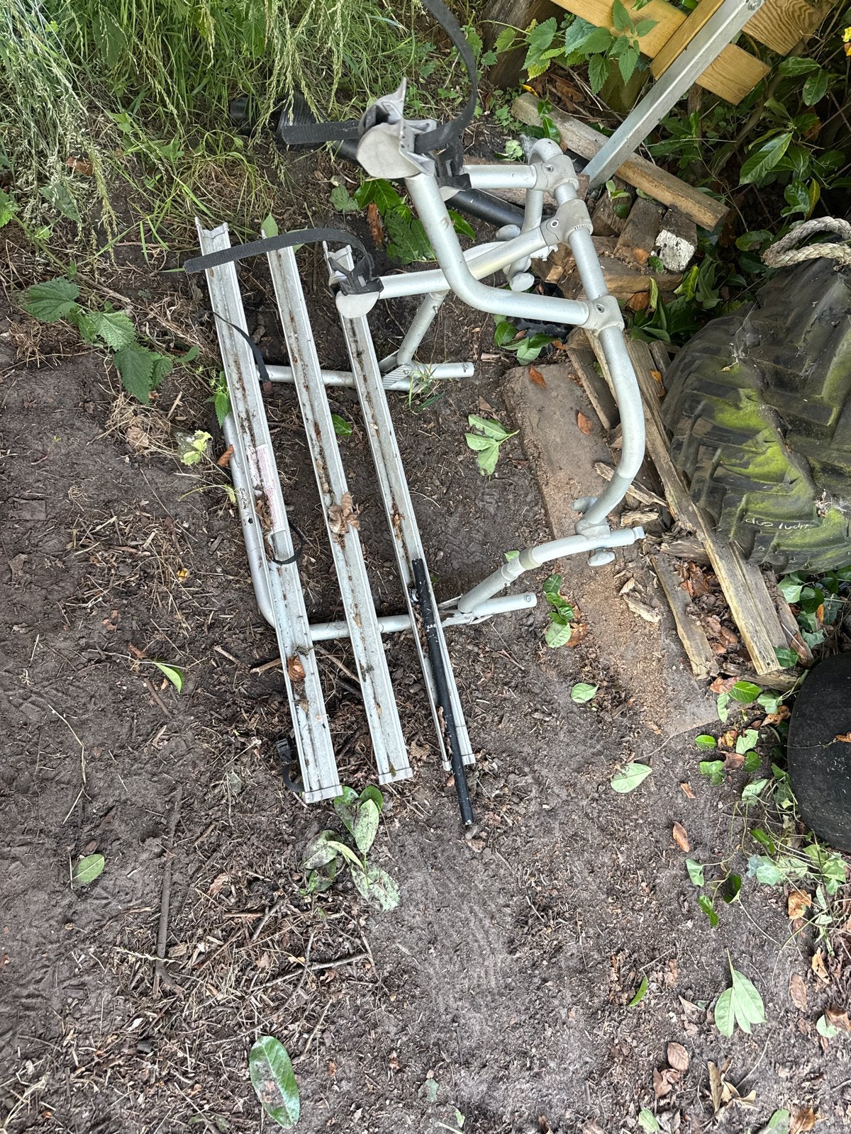 Fietsendrager voor op de camper, Auto diversen, Fietsendragers, Ophalen, 2 fietsen, Gebruikt, Achterklepdrager