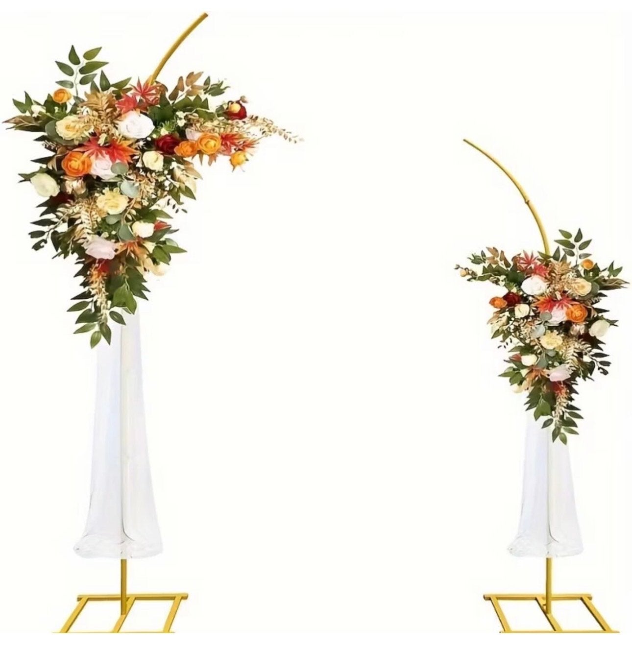 Kunstbloemstuk met standaard - Herfstkleuren koop, Binnen, Nieuw, Ophalen of Verzenden, Kunststof