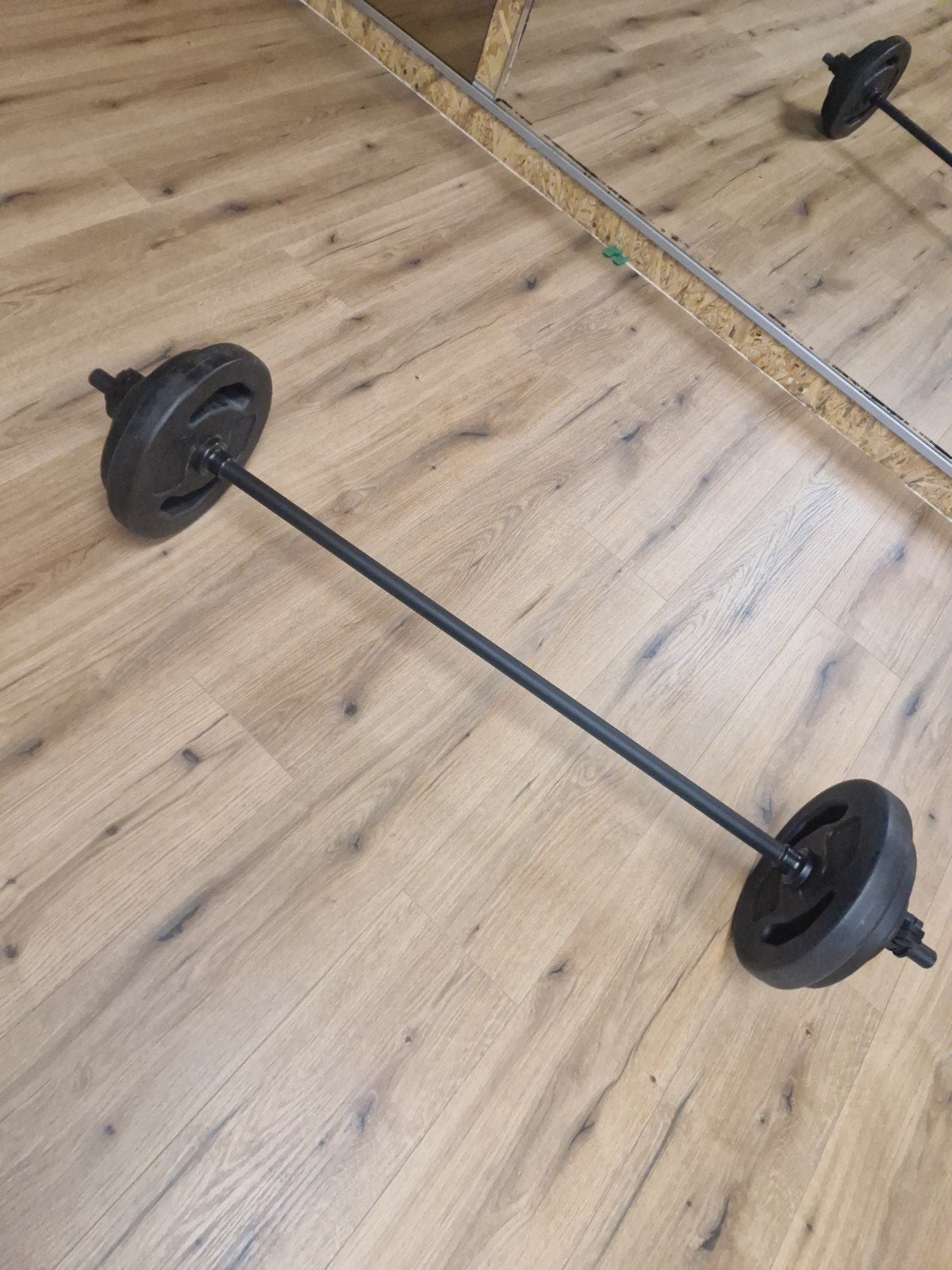 Body Pump Halterset met schijven (2x5kg, 2x2.5kg, 2x1.25kg), Sport en Fitness, Ophalen of Verzenden