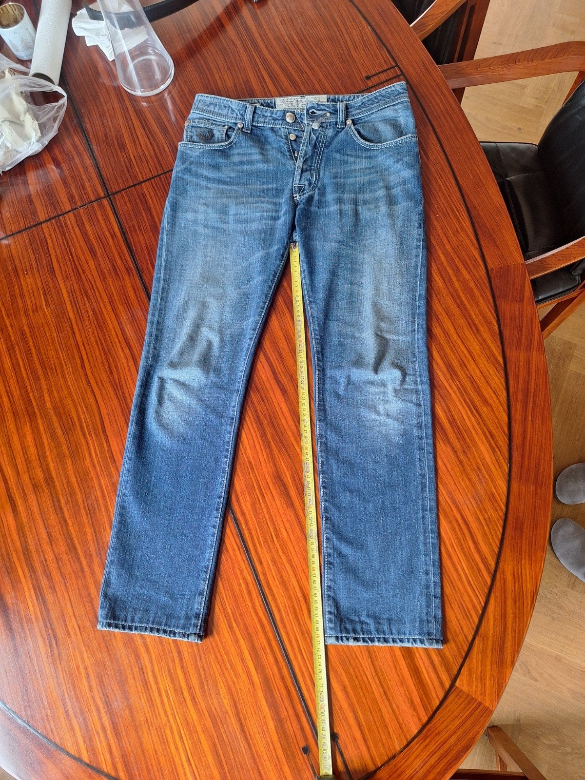 Jacob Cohen Jeans Maat 32, model 688, Blauw, W32 (confectie 46) of kleiner, Ophalen of Verzenden, Zo goed als nieuw