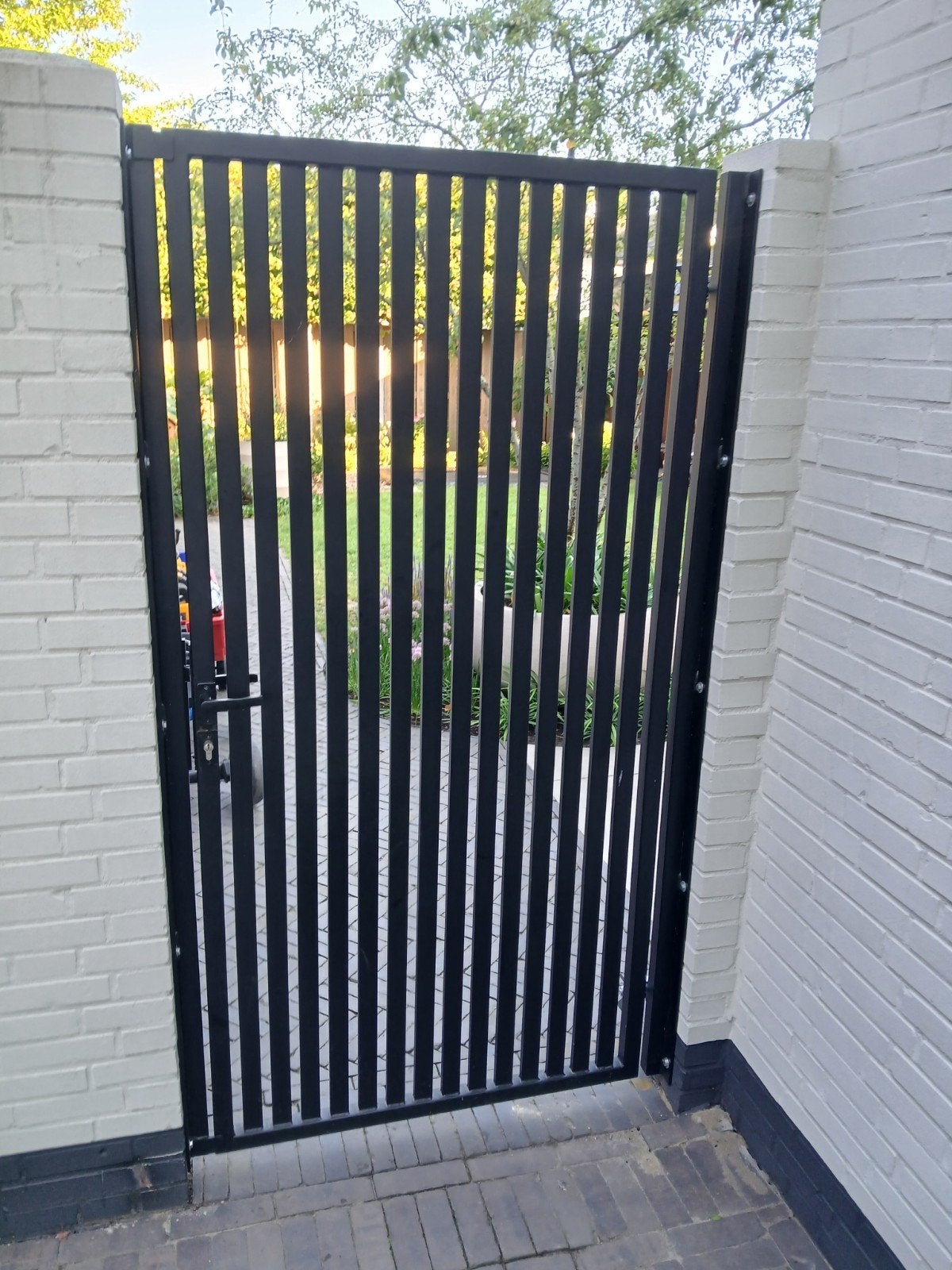Tuinpoort. Hekwerk. afsluit poort. Hek., Tuin en Terras, Ophalen of Verzenden, IJzer