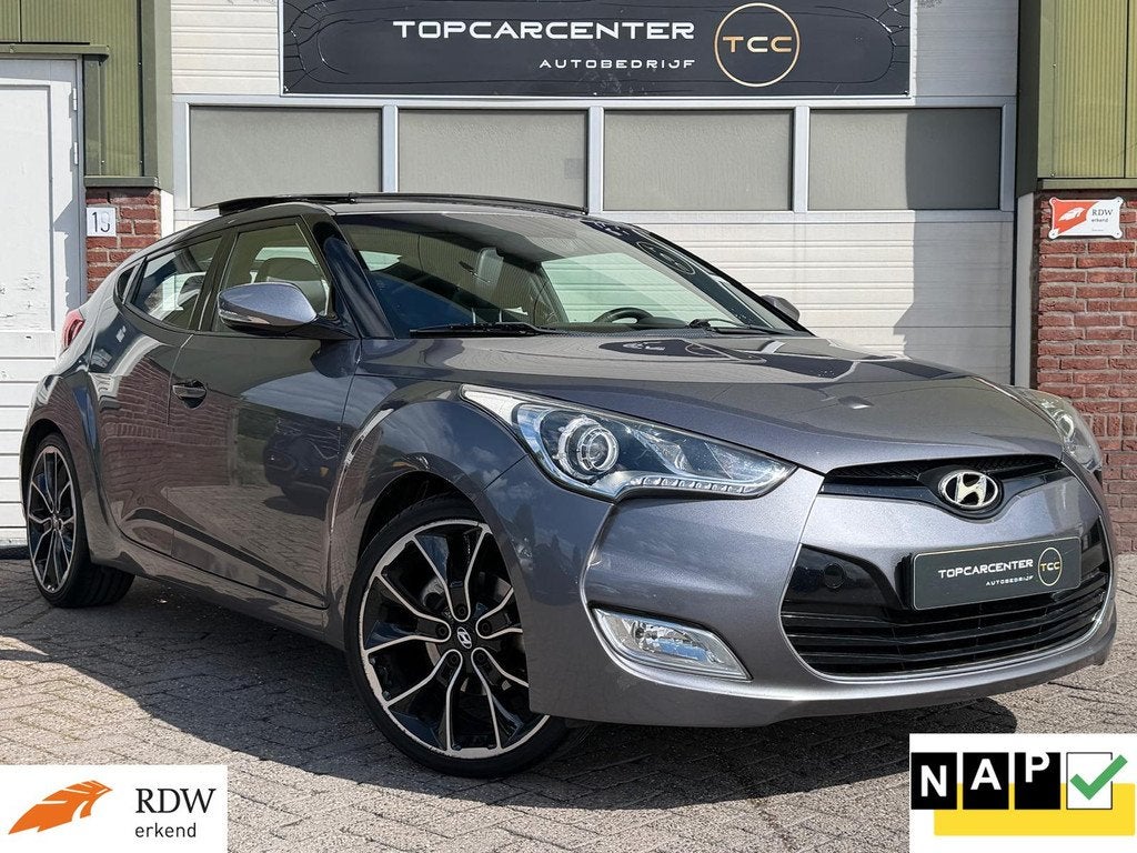 Hyundai Veloster 1.6 GDI/AIRCO/PANO/CAMERA/PARKS/APK/NAP, Auto's, Voorwielaandrijving, Gebruikt, 1591 cc, 4 cilinders