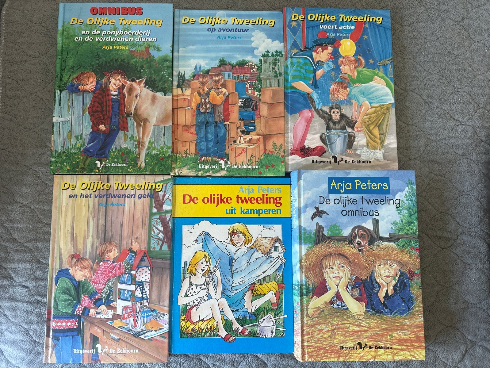 De Olijke Tweeling Boeken - Set van 6, Ophalen of Verzenden, Gelezen, Fictie
