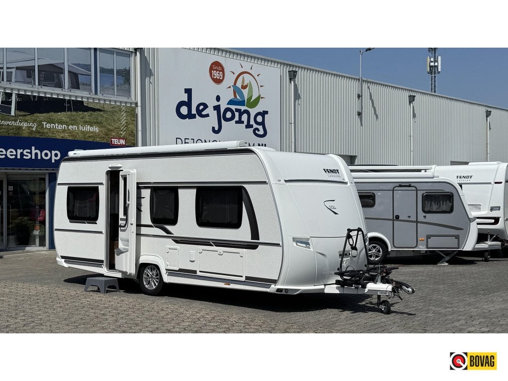 Fendt Opal 515 SG - Enkele bedden - Mover, Caravans en Kamperen, Caravans, Rondzit, Bedrijf, Schokbreker, Overige typen