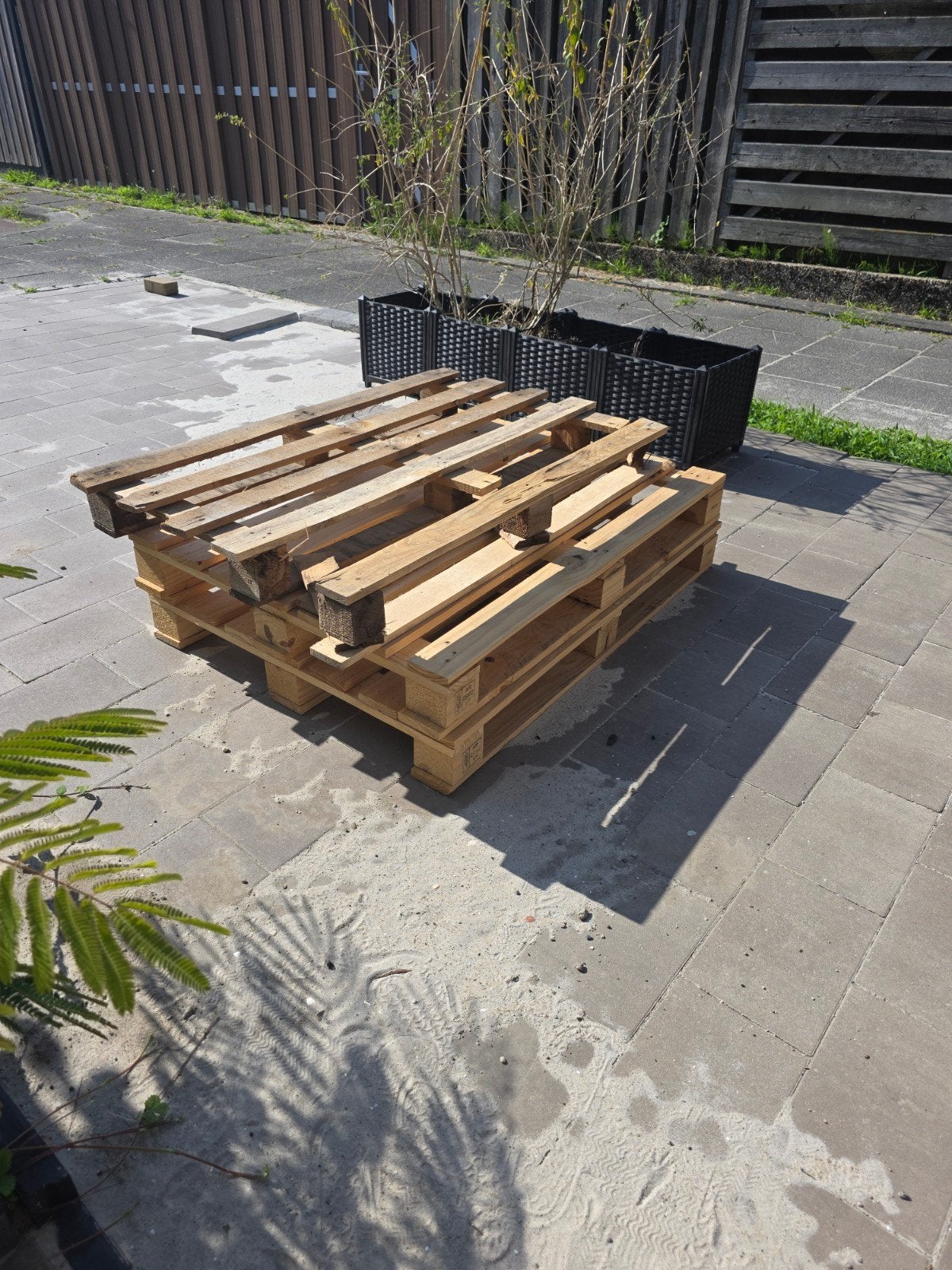 Gratis pallets, Doe-het-zelf en Verbouw, Hout en Planken, Ophalen, Overige houtsoorten, Minder dan 200 cm, Pallet