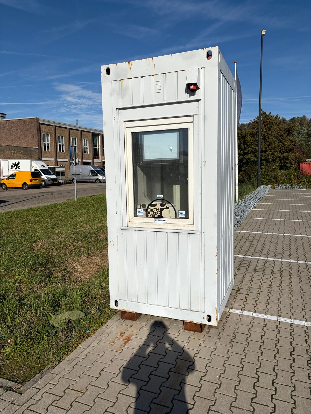 2x Portiersloge / Kassa / Kantoorunit met airco, Zakelijke goederen, Ophalen