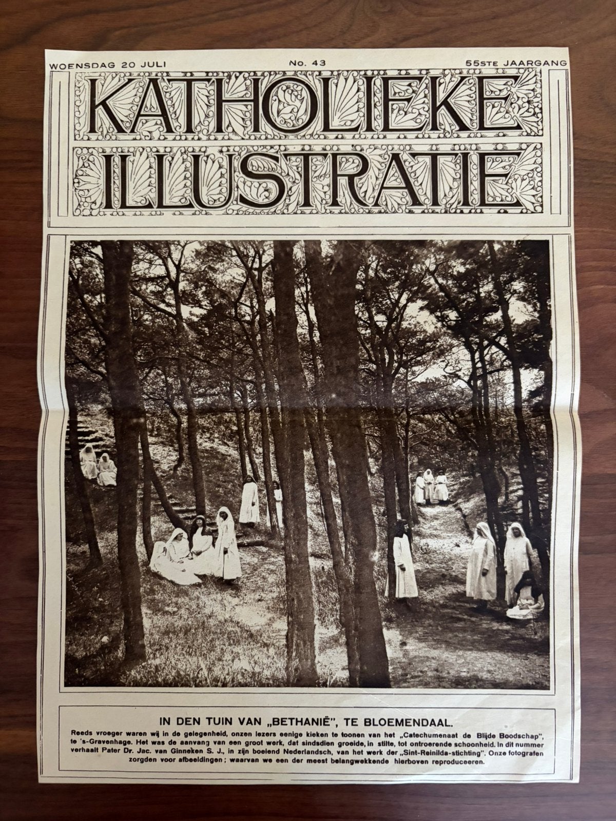 Foto’s kloosterzusters Bethanië in Kath. Illustr. 1922, Verzamelen, Tijdschriften, Kranten en Knipsels, Ophalen of Verzenden, 1920 tot 1940