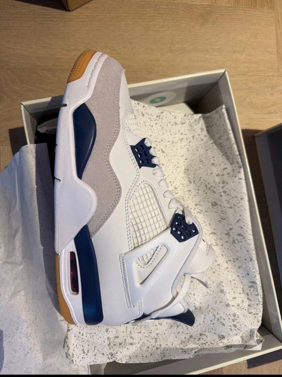 Nike sb x air jordan 4 navy - maat 40 - nieuw, Kleding | Heren, Schoenen, Blauw, Nieuw, Ophalen of Verzenden, Sneakers of Gympen