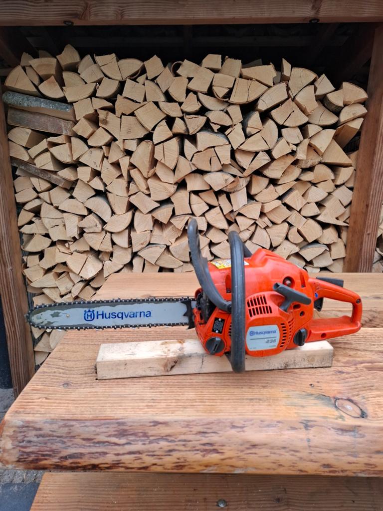 Husqvarna 236 kettingzaag bj.2016 35cm loopt goed!, Ophalen of Verzenden, Gebruikt, Husqvarna