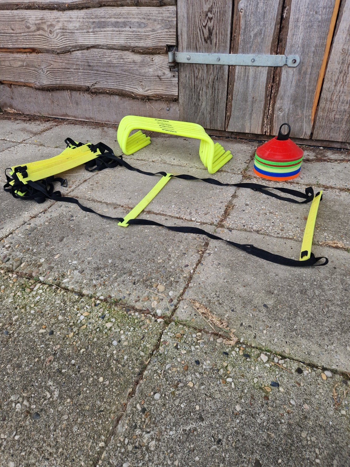 Voetbal & Atletiek Training Set - Draagbaar & Compleet, Ophalen of Verzenden, Gebruikt