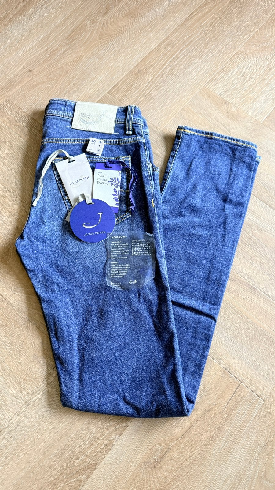 Jacob Cohën-jeans. Model J622 slim comfort. Maat 30, Ophalen of Verzenden, Zo goed als nieuw, Blauw, W32 (confectie 46) of kleiner