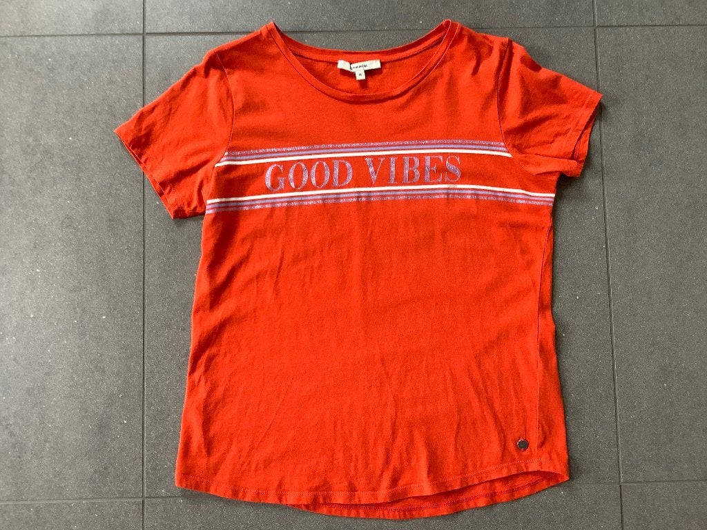 Shirt maat M, Maat 38/40 (M), Oranje, Ophalen of Verzenden, Zo goed als nieuw