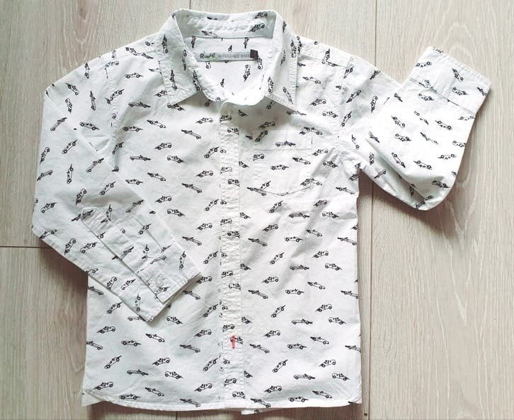 Overhemd Maat 116 RUMBL, Rumbl, Overhemd of Blouse, Ophalen of Verzenden, Zo goed als nieuw