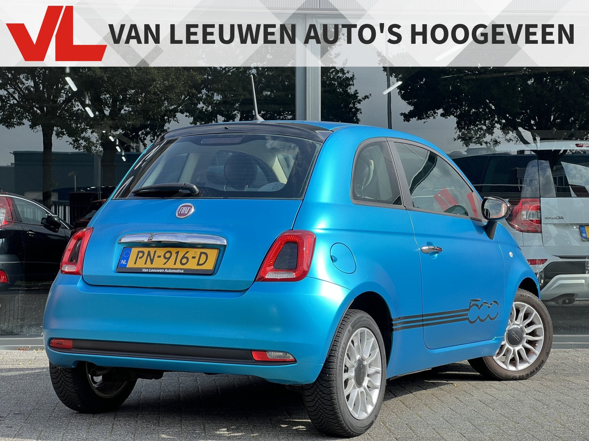 Fiat 500 1.0 TwinAir Pop | Cruise control | Airco | Lichtmet, Auto's, Voorwielaandrijving, Stof, Gebruikt, 840 kg