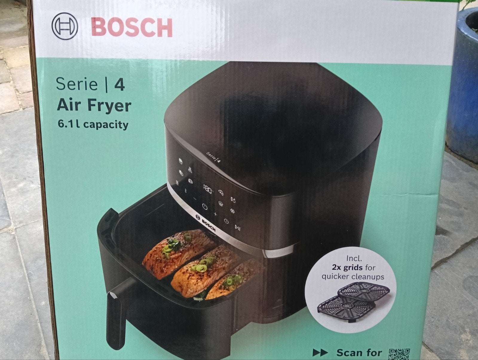 Bosch Serie | 4 Airfryer - 6.1L capaciteit, Ophalen of Verzenden