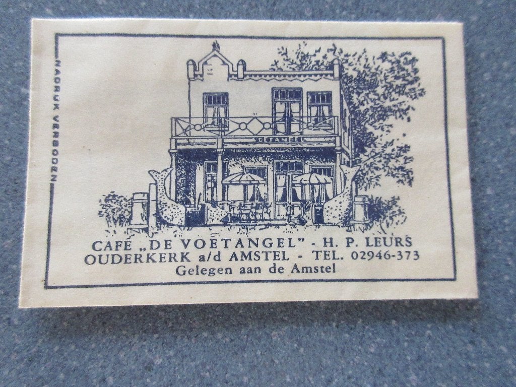 Ouderkerk a/d Amstel, café De Voetangel, Verzenden, Nederland