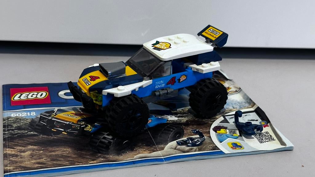 Lego City 60218 Woestijn rallywagen, City, Verzenden, Lego, Zo goed als nieuw