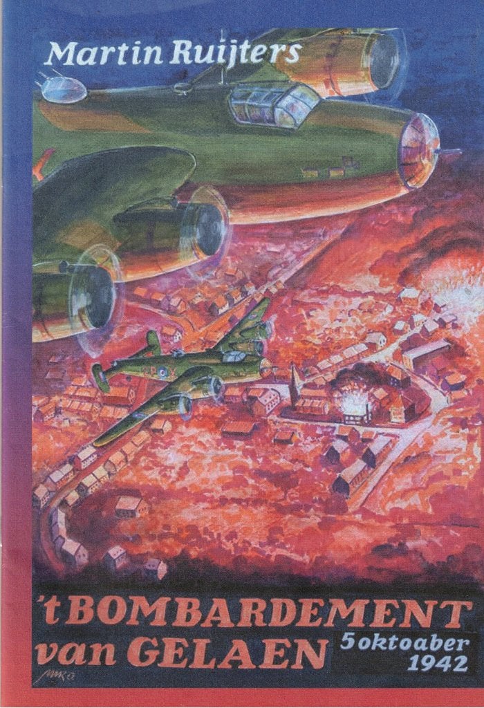 't Bombardement van Gelaen 5 oktoaber 1942 (stripboek), 20e eeuw of later, Ophalen of Verzenden, Zo goed als nieuw, Martin Ruijters