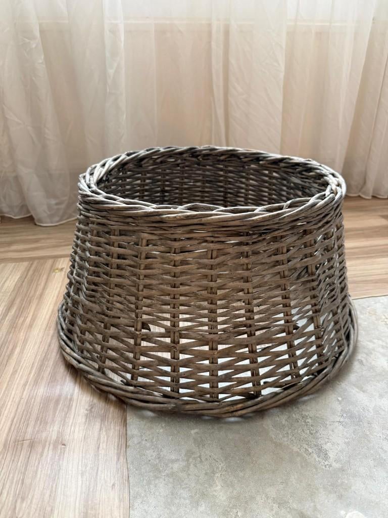 Rieten mand voor de kerstboom, Ophalen, Mand, Rond, Nieuw