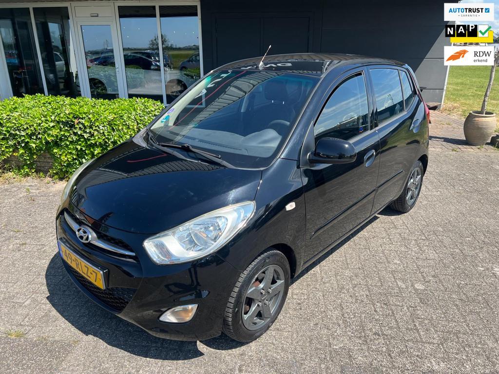 Hyundai I10 1.1 iDrive AC I LMV I STRB I ELEL RMN I APK+NAP, Euro 5, Stof, Gebruikt, 4 cilinders